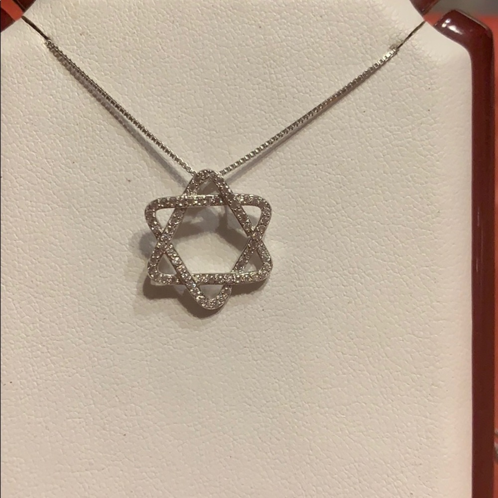 David Star silver necklace